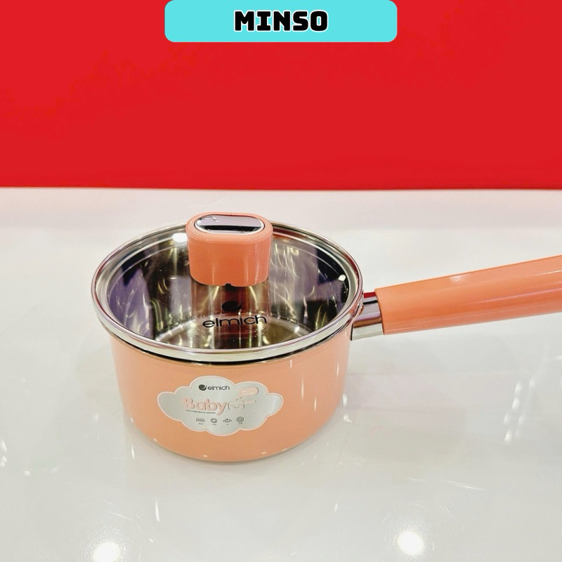 Quánh inox nguyên khối Elmich Baby EL 2510AP- 14cm