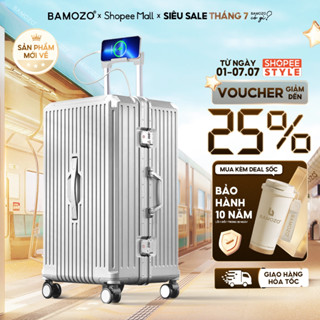 Vali Bamozo Khung Nhôm ULTRAPACK Size 22/24/28 Cao Cấp Tăng Sức Chứa Hành Lý