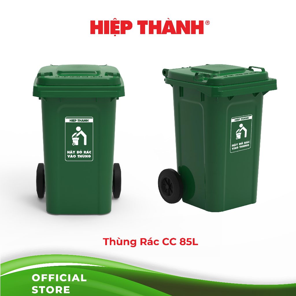 Thùng Rác Công Cộng 85L Nhựa Hiệp Thành