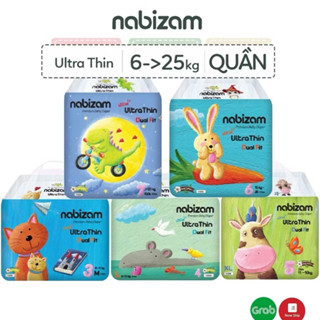 [GIÁ TỐT] Tã/Bỉm NABIZAM Hàn Quốc dán/quần size NB50/S44/M40/L36/XL32