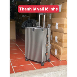 THANH LÝ Vali khung nhôm khóa sập bị lỗi nhẹ do vận chuyển, hàng còn nguyên seal sử dụng bình thường