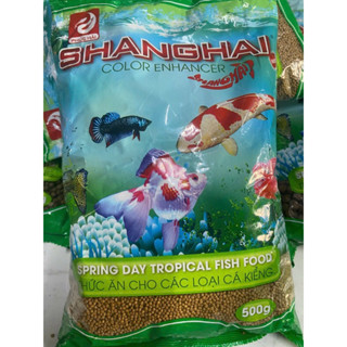  Thức Ăn Cho Cá Cảnh ShangHai - 500g hàng luôn mới  