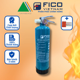 Bình chữa cháy mini, bình cứu hoả mini gốc nước đa năng 950 ml vỏ thép F FICO VIETNAM