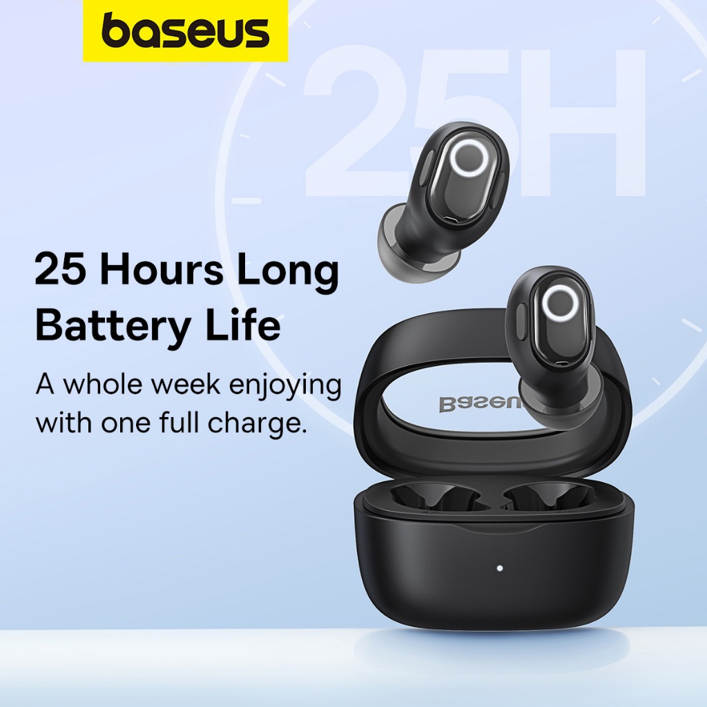 Tai nghe nhét tai không dây Baseus Bowie Wm02  bluetooth 5.3 TWS chống ồn tốt, có App điều khiển | BigBuy360 - bigbuy360.vn