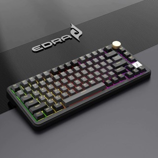  Bàn phím cơ EDRA EK375MS Switch từ tính  RGB Magnetic Switch Rapid Trigger Gasket Mount PBT  - Bảo hành 24 tháng 