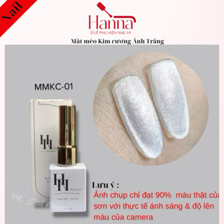 Sơn gel mắt mèo Kim Cương ánh Trắng HN GEL [MMKC-HN01]