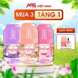 Combo 3 Lọ Tỏa Hương Forlove  - Tặng 1 Xịt Thơm Quần Áo Forlove, Tinh Dầu Thơm Mùi hương hoa quả