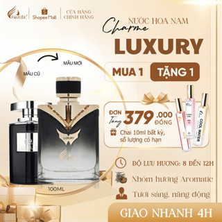 Nước Hoa Nam Charme Luxury 100ml Chính Hãng, Hộp Cứng Lưu Hương Lâu, Nam Tính, Lịch Lãm