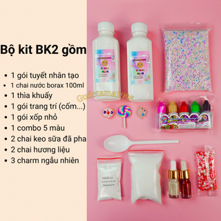 Bộ kit làm slime mây đầy đủ nhất có hướng dẫn bộ kit BK2 