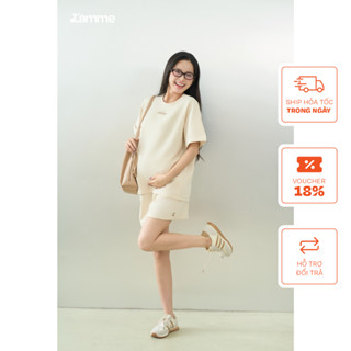 Set bộ áo phông kèm quần đùi SUMMER SET chất liệu Double Face thoáng mát, thấm hút BY L'AMME