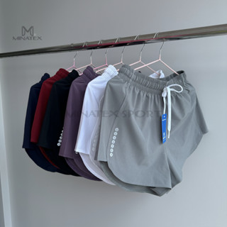 Quần đùi BOXER 2 lớp tập gym yoga MINATEX Đ1/S1 - chất đẹp đường may đẹp, chất mềm dễ mặc thoáng co giãn có túi trog lót