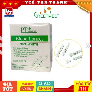 ✅ Kim Dẹp Thử Đường Huyết GreetMed (Hoặc Tương Đương) | Dùng cho bút Accuchek Softclix -VT1298
