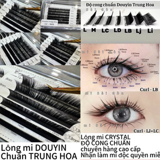 Mi Douyin ngọn siêu bay ( sole 3 độ dài) chuẩn mi TRUNG HOA hottrend douyin _J-B-C-CC-D-LJ-LB-LC_ mi tâm