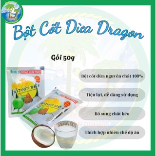 Bột cốt dừa Dragon nguyên chất 100%:thơm hơn & béo hơn