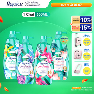 Dầu Gội REJOICE Hương Nước Hoa Mẫu Đơn/ Hoa Hồng/ Hoa Ly Ly/ Dâu Tây Trắng - Chai 650/632,3 ML