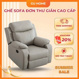 Ghế sofa đơn thư giãn sang trọng, Ghế sofa đơn làm nail, Ghế Nối Mi Ngả Giường Nối Mi M227