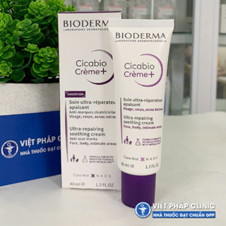  Kem Dưỡng Ẩm Phục Hồi Da Bioderma Cicabio Creme 40ml Tím 