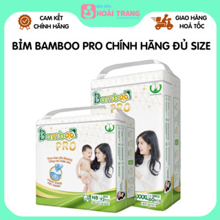 Tã Bỉm Quần/Dán Bamboo Pro Đủ Size - Sợi Tre Tự Nhiên, Thấm Hút Tốt, Siêu Mềm Mỏng, Khô Thoáng Cho Bé