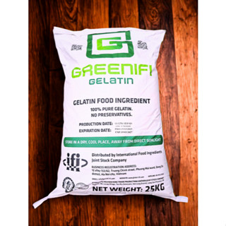 Bột gelatin 230 bloom 1kg=190k