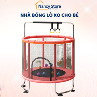  Nhà bóng lò xo nhún nhảy  đồ chơi thể thao cho bé  đệm lò xo tại nhà cho bé 
