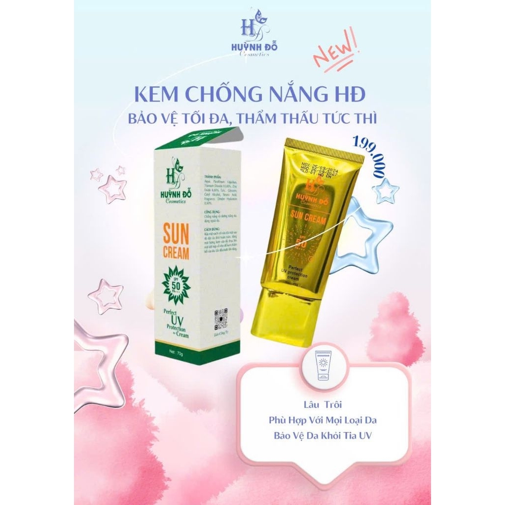 ( Mẫu mới) chống nắng Huỳnh Đỗ chính hãng