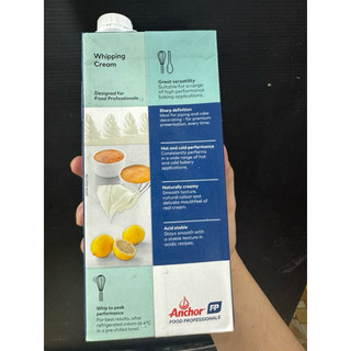 Kem Whipping Cream Anchor 1L