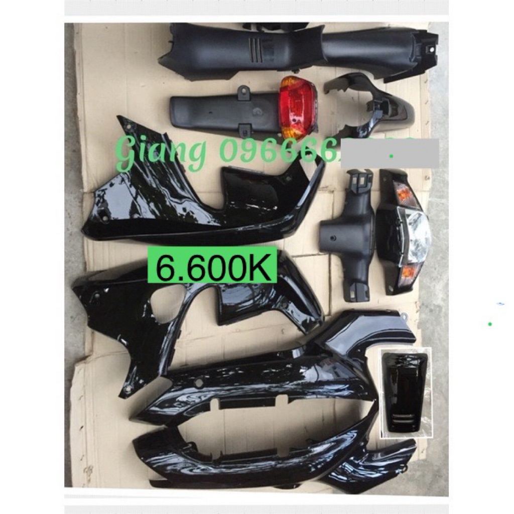 dàn áo, bộ vỏ nhựa Dream lùn 99, Dream béo, cá mập chính hãng Honda Thái