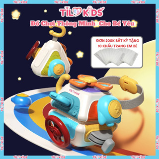  Đồ chơi Montessori khối bận rộn 10 trong 1 TILO KIDS hộp bận rộn 10in1 phát triển giác quan và tư duy cho bé từ 6 tháng 