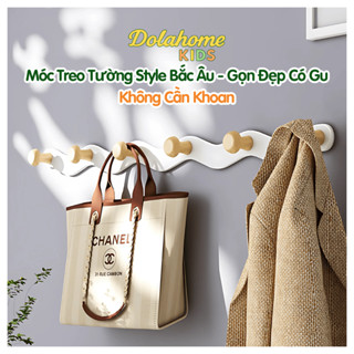  Móc dán treo đồ Dola Home móc treo sau cánh cửa bên cạnh tủ treo quần áo móc treo chìa khoá đa năng 