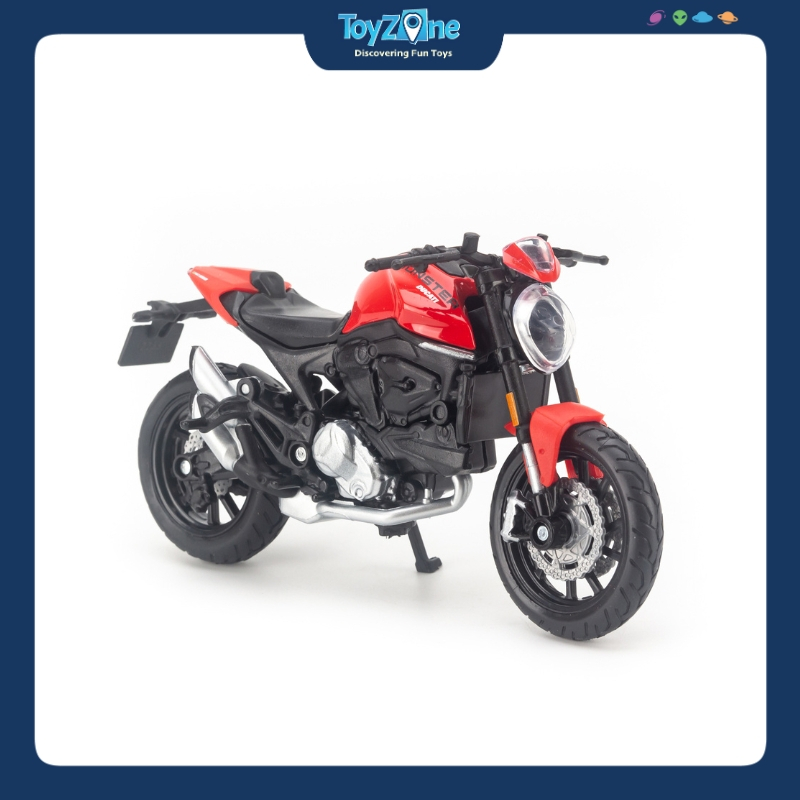 Mô hình xe mô tô Ducati Monster Plus 1:18 Maisto