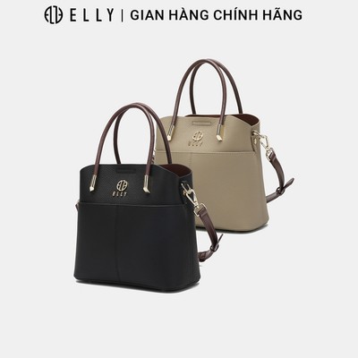 Túi xách nữ da thật ELLY ET201 túi xách tay đeo chéo cao cấp chính hãng