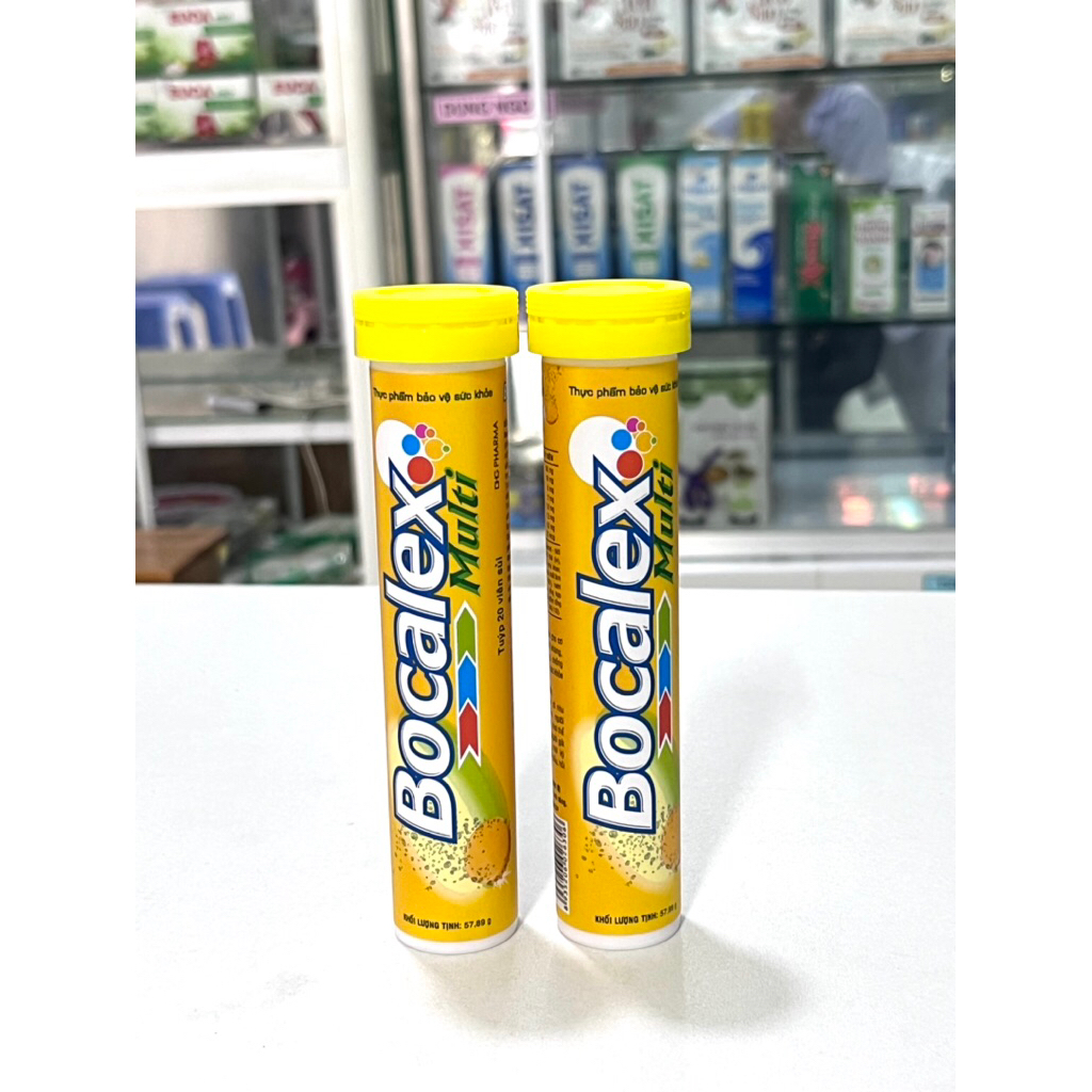 Viên Sủi Bocalex Multi Bổ Sung Vitamin - Tuýp 20 viên