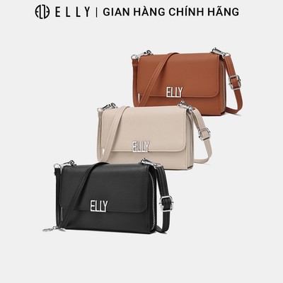 Clutch nữ ELLY ECH72 ví cầm tay da tổng hợp cao cấp đeo chéo đeo vai thời trang