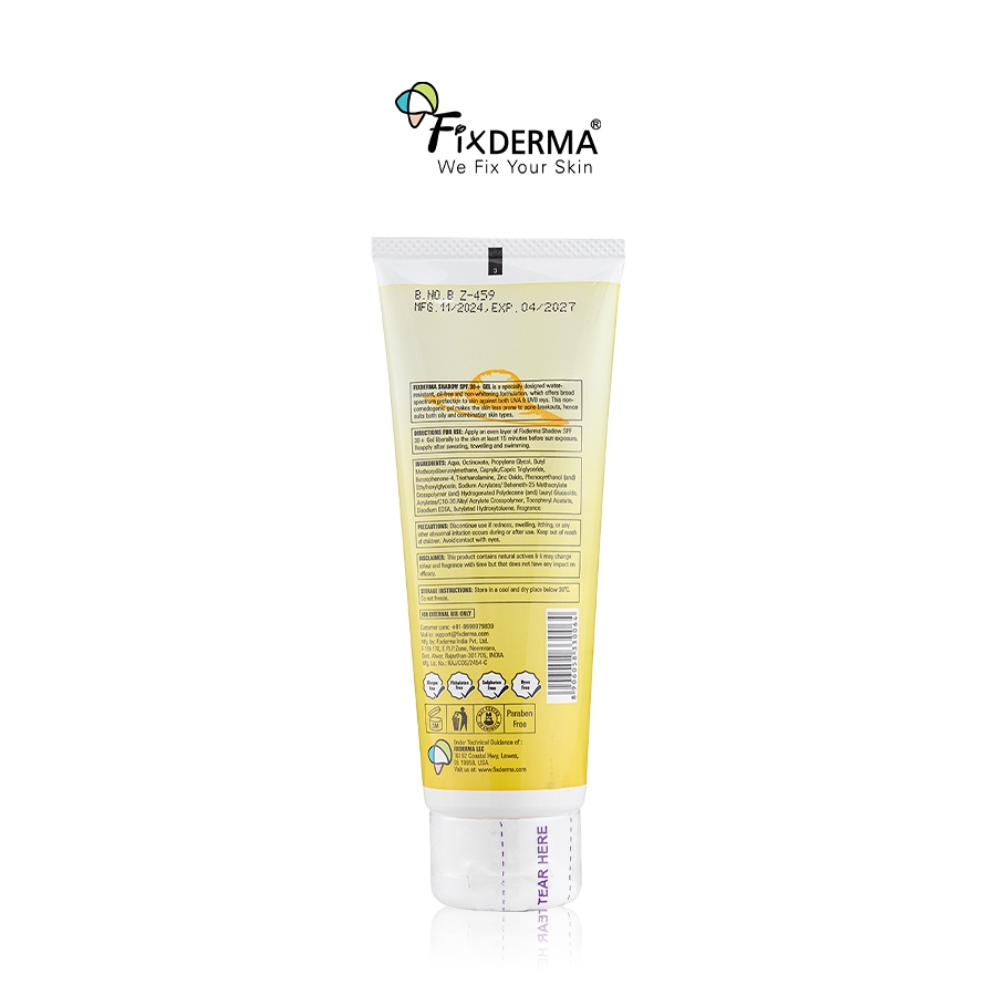 ( Date T6/2027) Gel Chống Nắng FIXDERMA Shadow SPF 30+ Gel Mỏng Nhẹ, Giúp Dưỡng Ẩm 75g - Hùng Lợi | BigBuy360 - bigbuy360.vn