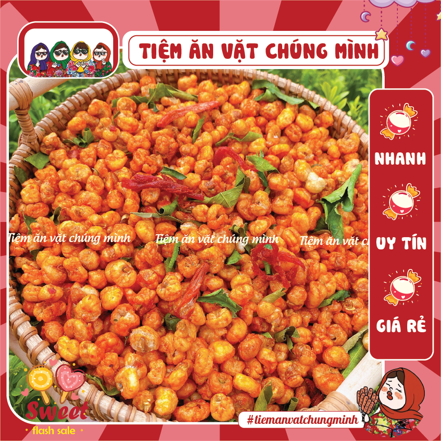 Ngô Cay Khô Bò Lá Chanh, Snack Bắp Sấy Khô Bò, Thịt Bò Khô Bắp Chiên Giòn, đồ ăn vặt