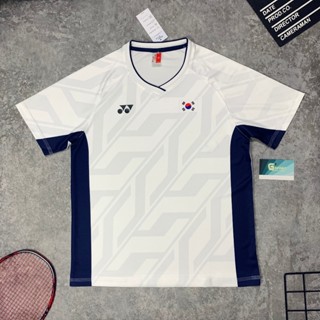  Áo Quần Cầu Lông Yonex Trắng Đội Tuyển Hàn Quốc Chất Vải Dùng Trong Thi Đấu Thoáng Mát 