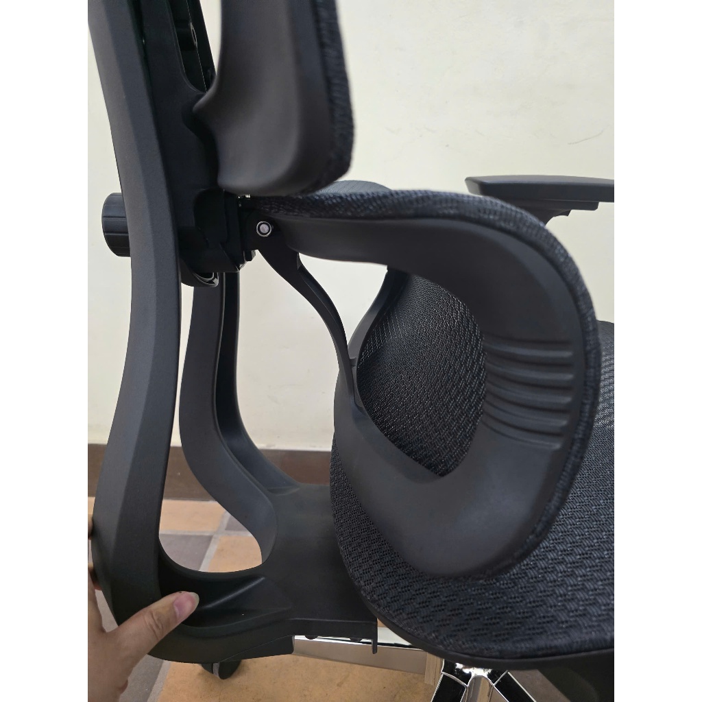 Ghế công thái học One Chair VGL303plus chân hợp kim nhôm cao cấp, tùy chỉnh đỡ lưng linh hoạt, lưới Cloud mesh | BigBuy360 - bigbuy360.vn