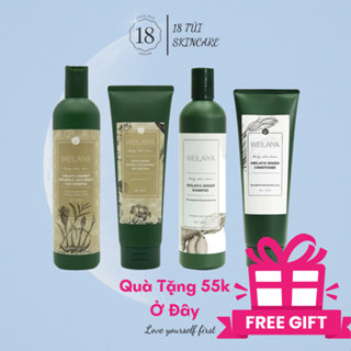 Bộ Đôi Dầu Gội - Dầu Xả Gừng Hà Thủ Ô Weilaiya Giảm Rụng Tóc Kích Mọc Tóc