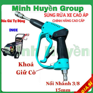  Súng Rửa Xe Cao Áp Đời Mới - Dùng Cho Máy Rửa Xe Cao Áp Công Nghiệp Và Máy Gia Đình Mini Và Máy Curoa Đầu Kéo 