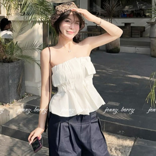 Kutie Top - Áo ống nữ croptop áo kiểu nữ cúp ngực khóa kéo dáng bồng