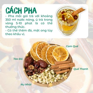 Trà Cam Quế First Tea, Set 15 Gói, Set 30 Gói