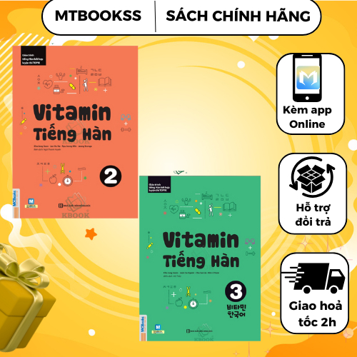 Sách - Combo Vitamin Tiếng Hàn (tập 2 + 3)
