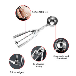Muỗng múc kem inox 4cm