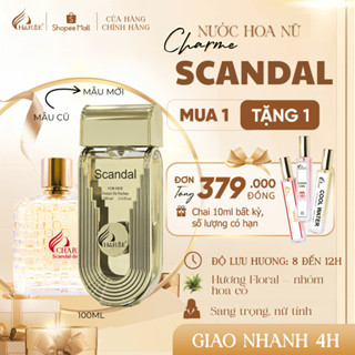 Nước Hoa Nữ CHARME SCANDAL 2024 Lưu Hương Lâu Hiện Đại, Thanh Lịch_Nước Hoa Chính Hãng