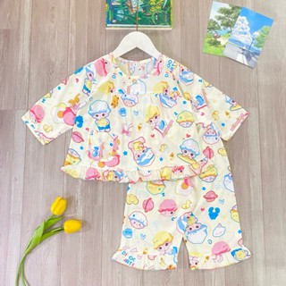 9-32kg  Bộ tole/lanh TAY DÀI QUẦN DÀI BÉ GÁI nút cày vai ( LINK