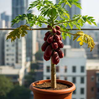 10 HẠT GIỐNG ĐU ĐỦ ĐỎ LÙN SIÊU TRÁI