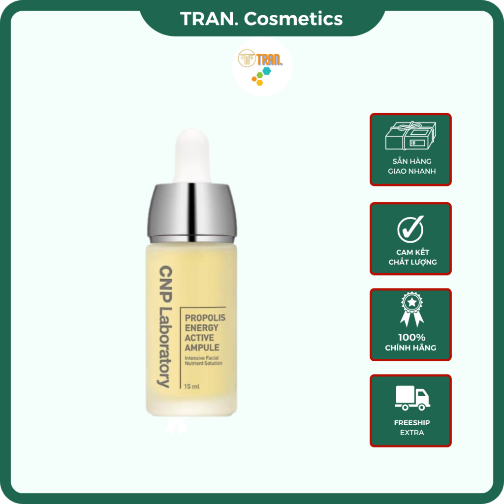 Serum CNP, Serum CNP Keo Ong Hỗ Trợ Phục Hồi Da Propolis Energy Hỗ Trợ Cải Thiện Độ Đàn Hồi Da 15ml 