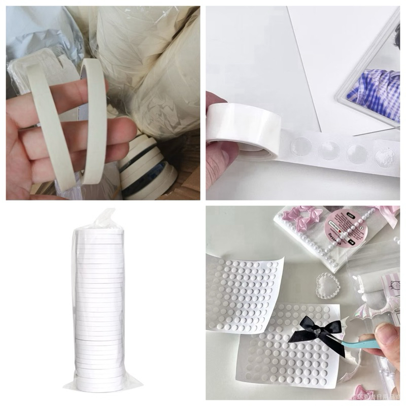 CUỘN BĂNG KEO GIẤY - BĂNG KEO 2 Mặt 2mmx10mA