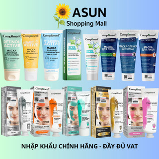 Mặt Nạ Đất Sét Compliment Chính Hãng Nga -Detox Da, Làm Sáng Đều Màu Da, Cấp Ẩm, Dưỡng Da Chuyên Sâu