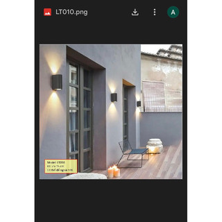 Đèn led hắt tường 2 đầu ngoài trời